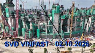 #56 WORLD´S LARGEST STADIUM - FLYCAM FPV - SVĐ VINFAST - SÂN VẬN ĐỘNG TRỐNG ĐỒNG - BUILDING SITE
