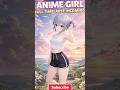 Anime Girl Timelapse Watch This Art Come to Life! #anime #timelapse  #3dmodeling #vrchatavatar