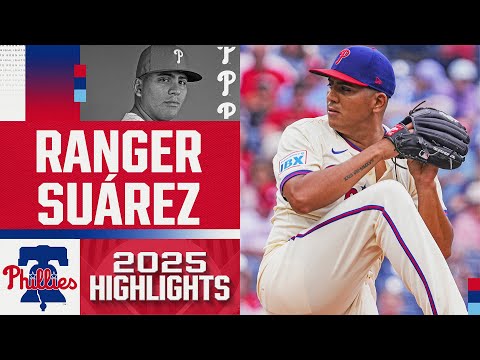 Over 13 minutes of Ranger Suárez highlights from 2025! 🔔