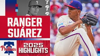 Over 13 minutes of Ranger Suárez highlights from 2025! 🔔