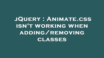jQuery : Animate.css isn