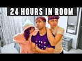 LIVING IN ROOM FOR 24 HOURS | Rimorav Vlogs