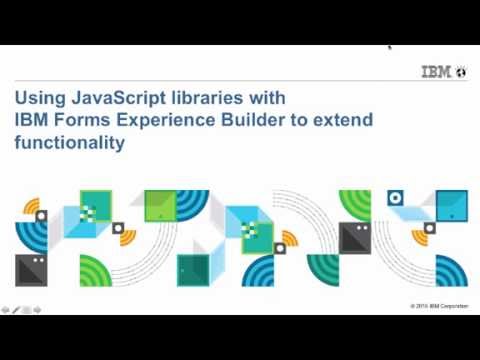 Using JavaScript libraries with IBM Forms Experience Builder to extend functionality
