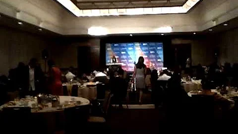 Deon kipping ministering @ BET Celebration of Gospel's prayer breakfast