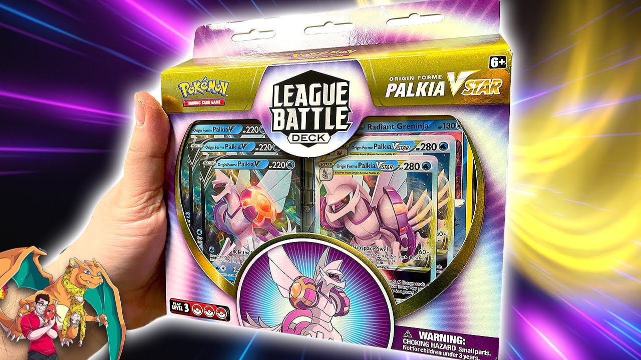 POKEMON PALKIA V ASTRO ORIGINAL LEAGUE BATTLES DECK + MAGAZINE