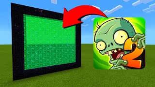 How To Make A Portal To The Plants vs Zombies 2 Dimension in Minecraft!
