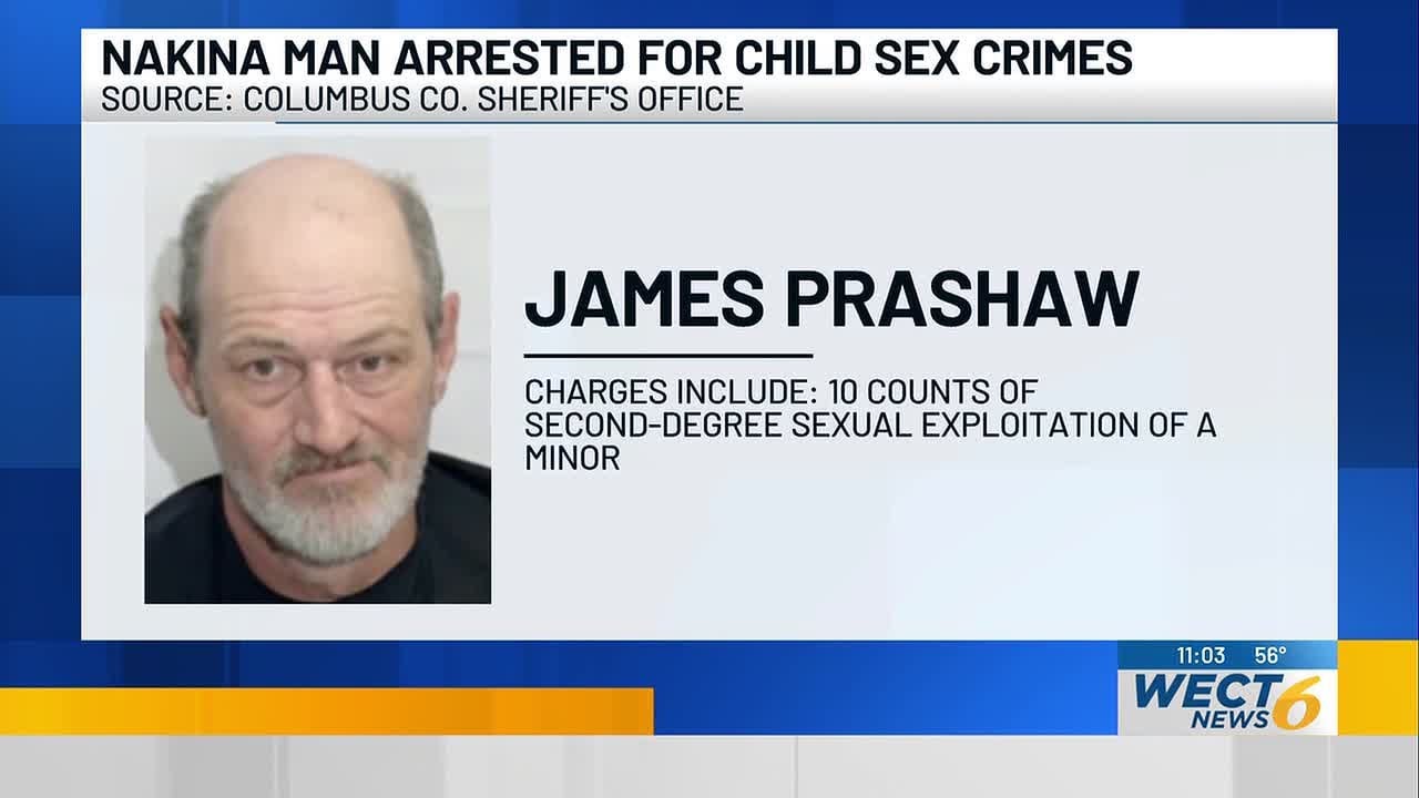 Columbus County man arrested on child sex exploitation charges - YouTube