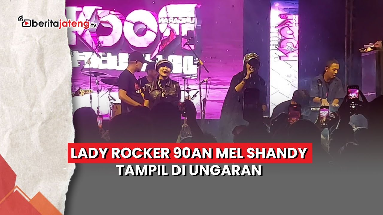 Lady Rocker Stephanie Lady Rocker 90an Mel Shandy Tampil di Ungaran - YouTube