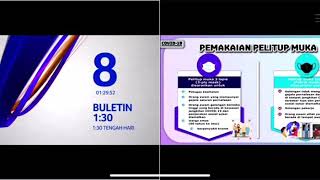 TV3, TV9 | Continuity to Buletin 1:30 29 November 2020
