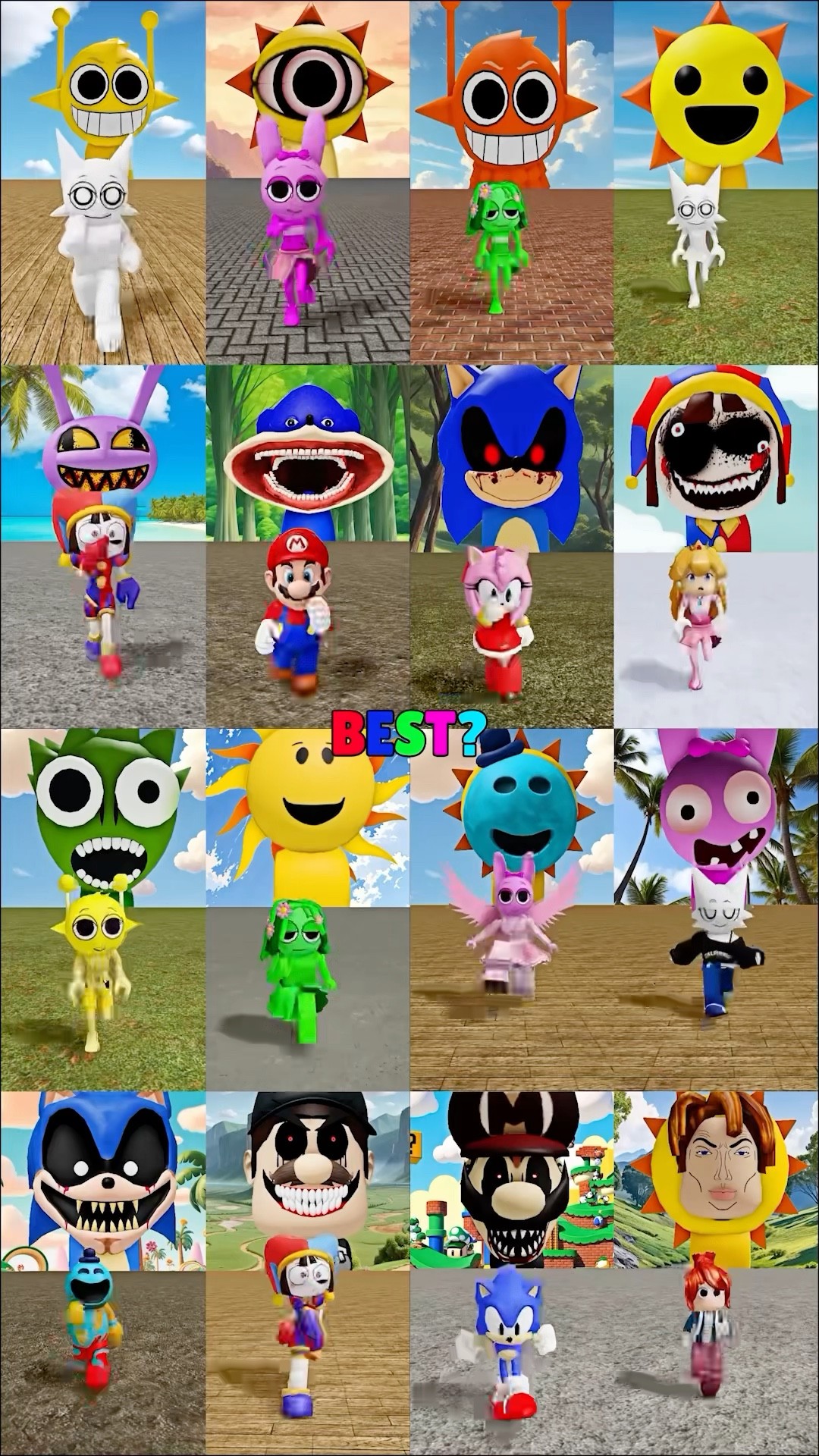 Mr Sun I Love You Complete Edition #sprunki #incredibox #sonic #mario #pomni #doey #memes #roblox