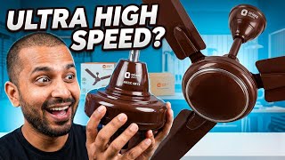 Orient Electric High Speed Ceiling Fan 1200 MM ARCTIC AIR FX Brown Colour Unboxing Video Review Demo