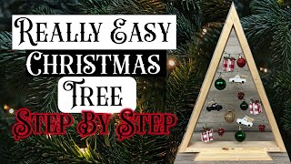 How To Make An Easy Wooden Christmas Tree Step By Step On The Miter Saw Fast Part 2