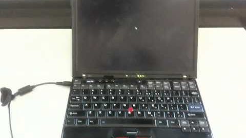 Old thinkpad x40 booting win7