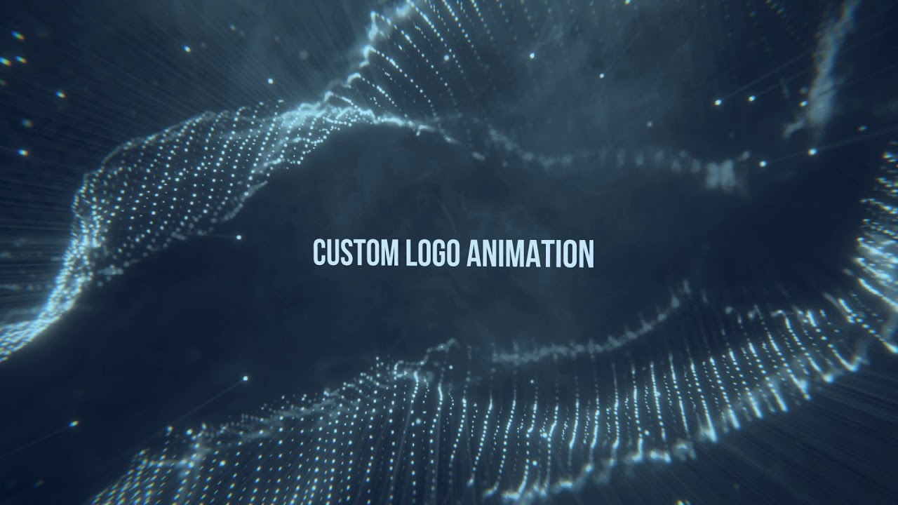SilverLiningMedia - Custom Logo Animations For Sale - Deep Particle Waves - Custom Intros & Outros