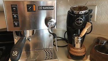 First Time Using Rancilio Siliva V3 | Niche Zero Coffee Grinder