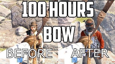 I spent 100 hours learning the Bow | Aim Progression | Rust