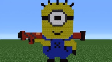 Minecraft Tutorial: How To Make A Despicable Me Minion