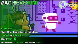 #AchieveHunt - Axonvolt (Xbox One, Xbox Series, Windows) - 1,000G in 1m 40s!