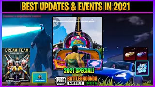 Best Updates & Events In Bgmi/PubgM 2021 | 2021 Special/Rewind Video