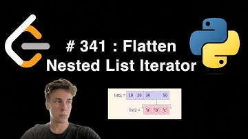 Flatten Nested List Iterator | 341 Leetcode | Python3