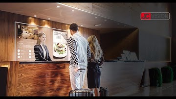 JCVision 55inch Transparent OLED Display