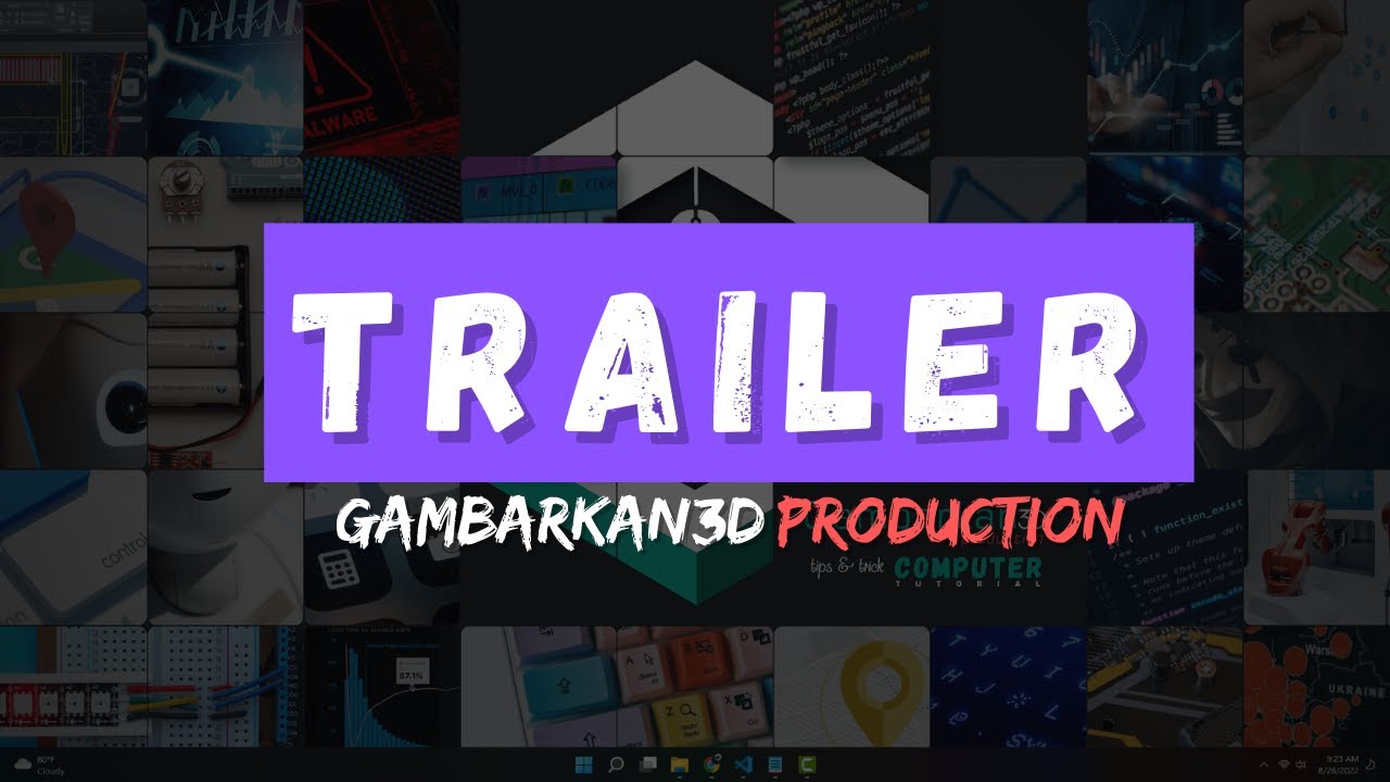 TRAILER TUTORIAL KOMPUTER GAMBARKAN3D - YouTube