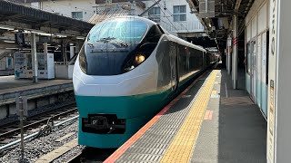 E657系水カツK17編成（グリーンレイク塗装）特急ときわ号 上野駅発車