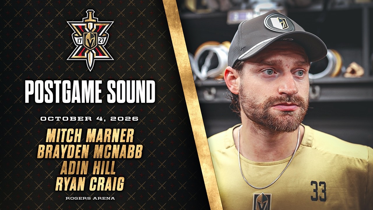 🎥 POSTGAME SOUND |  Marner, McNabb, Hill & Craig