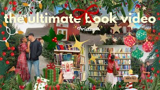 the ultimate christmas book video 🎄❄️ book shopping + book haul, holiday tbr | bookmas day 1