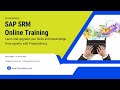 SAP Supplier Relationship Management | SAP SRM: Online Training, Expert Guidance | Certifications
