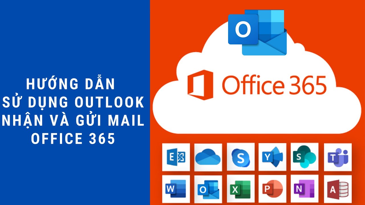 Hướng dẫn sử dụng Outlook để gửi và nhận email Office 365 trên máy tính qua  giao thức IMAP - YouTube