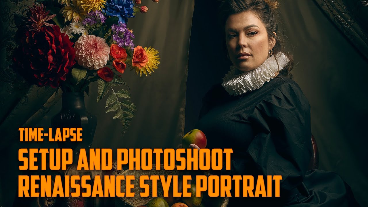 Time-lapse Setup and Photoshoot Renaissance style portrait - YouTube Time-Lapse Setup And Photoshoot Renaissance Style Portrait - Youtube