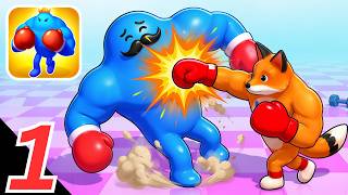 Punchy Race Run and Fight Gameplay Walkthrough - Power Punch Run (iOS, Android) screenshot 2