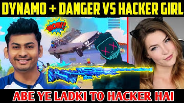 Dynamo + Danger VS Hacker Girl Awm Sniping Bgmi Battlegrounds Mobile India @HYDRADANGEROFFICIAL