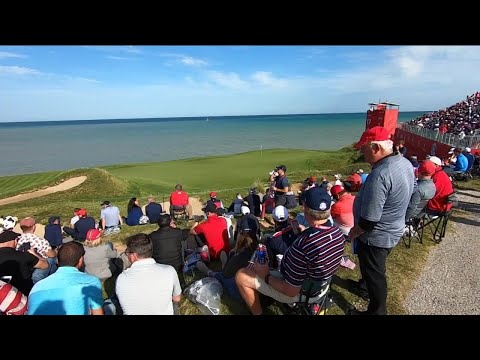 Enjoying the Ryder Cup from a different view