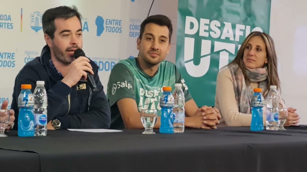 Desafío UTU en Capilla del Monte. Estadio Kempes: conferencia de prensa