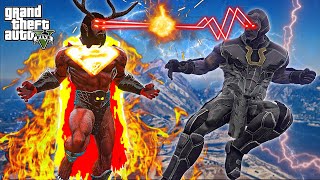 GTA 5 - Superman Trigon VS Darkseid | Justice League Dark Apokolips Battle !!