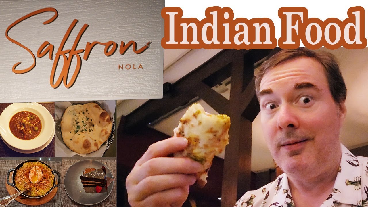 New Orleans Travel Vlog Saffron NOLA Indian Cuisine New Orleans Best