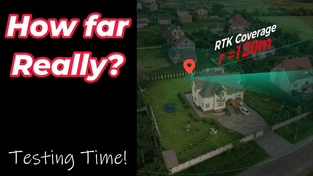 Testing Luba's maximum range from the RTK station. YouTube