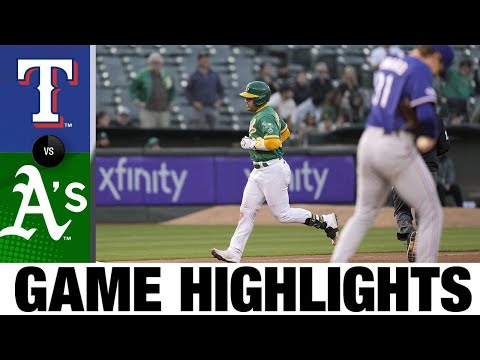 Rangers vs. A's Game Highlights (7/22/22) | MLB Highlights