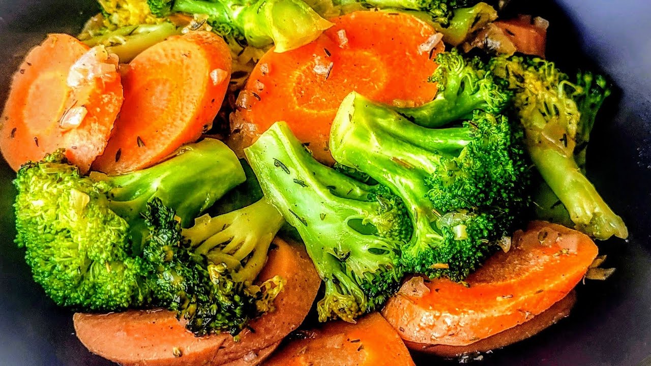 Super Quick Stir Fry Broccoli and Carrot Recipe | Broccoli Carrot Stir ...