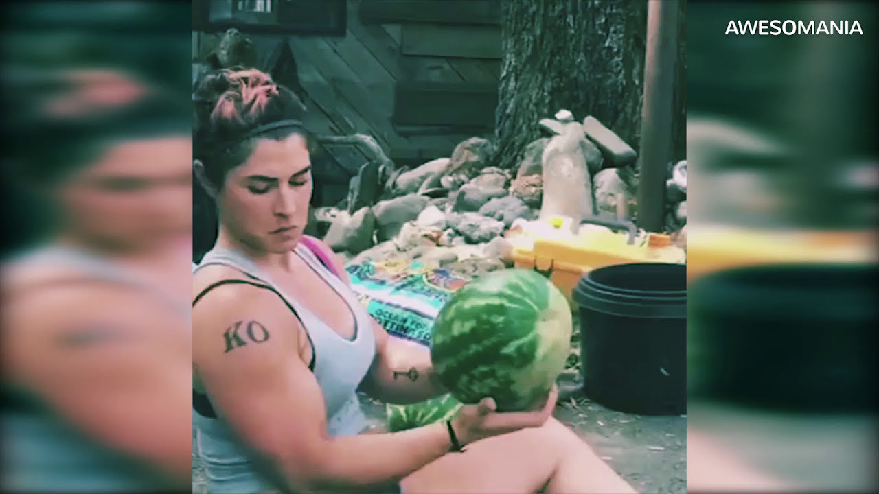 Girl Crushing Watermelon With Her Thighs Best Compilation 2017 1 Youtube