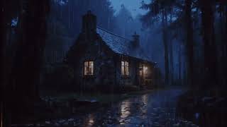 Relaxing Rain Sounds For Deep Sleep  Heavy Rain On Roof  Thunderstorm For Comfort And Calm At Night