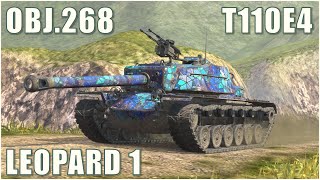 : T110E4, Obj 268 & Leopard 1  WoT Blitz