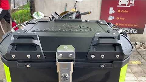 Meet “PANGZ” with his new SEC ALLOY TOP BOX 45L  [ #DBSBRACKETS ]