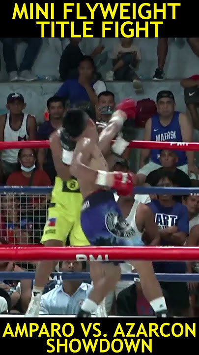 Explosive Action! Philippine Mini Flyweight Title Fight #boxing