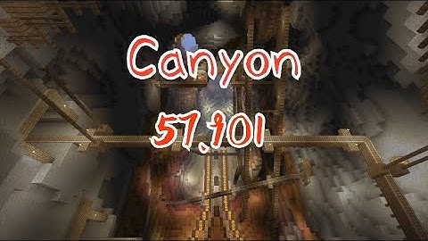 Canyon 57.901 world record! Minecraft glide Xbox one Edition