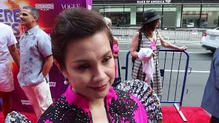 EXCLUSIVE HERE LIES LOVE - Lea Salonga interview on the red carpet by Janet Susan R. Nepales