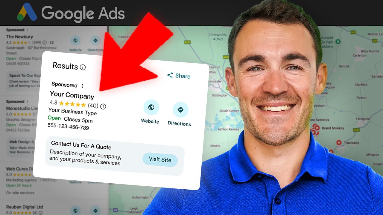 How To Run Ads on Google Maps (Step-By-Step Tutorial) - YouTube
