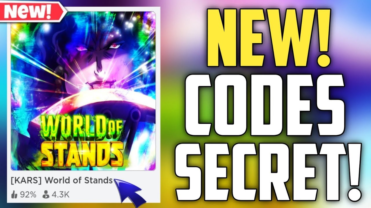 World of Stands codes